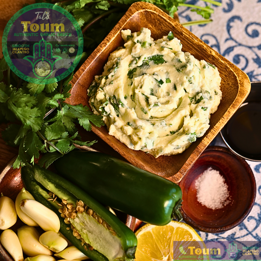 Light Upon the Bold Flavors of Toum-Jalapeño Cilantro!