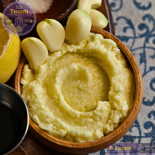 Unearthing Authentic Flavors - Toum(Fresh Smooth Garlic)