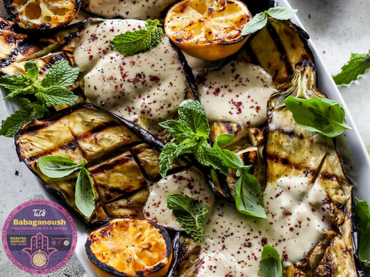 Roasted Eggplant + Tahini = Tal's Babaganoush!