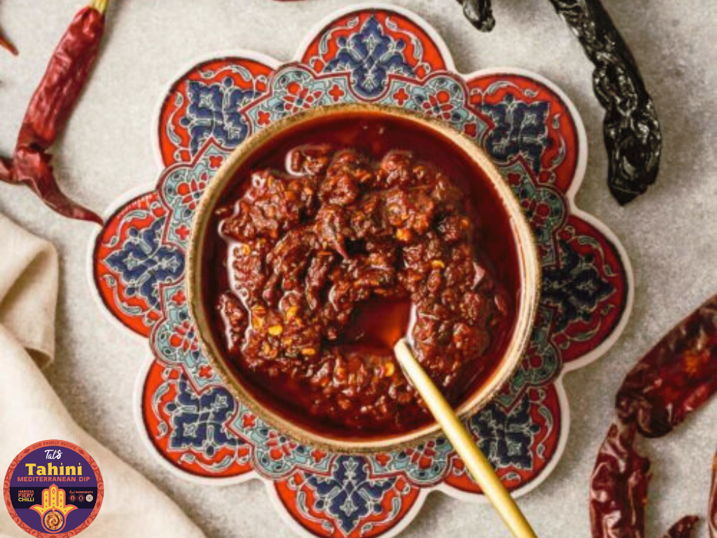 Tahini-Harissa Fiery Chilli: A Bold Dip for Everyday Staples