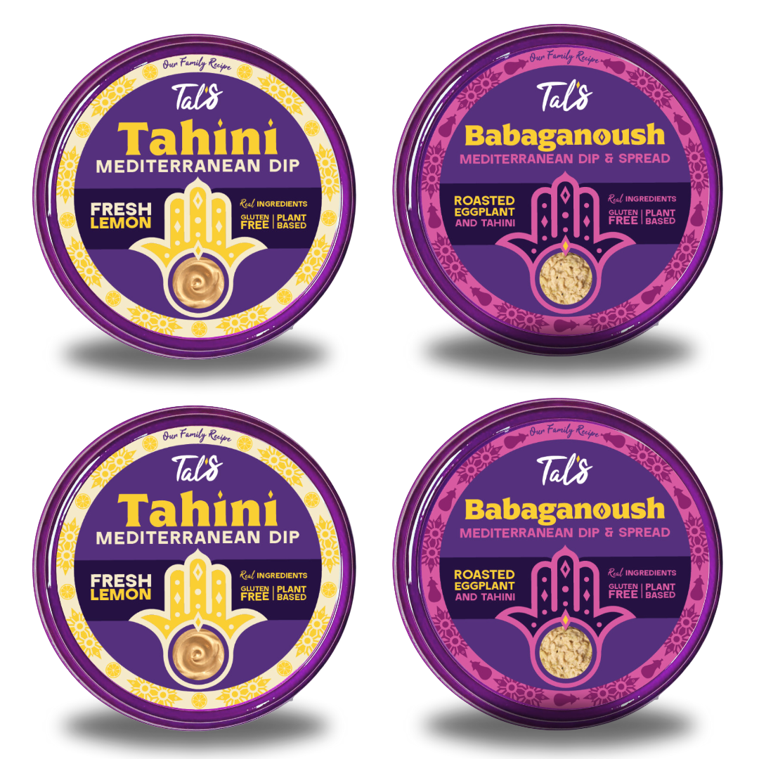 2 Babaganoush and 2 Classic Lemon Fresh Tahini