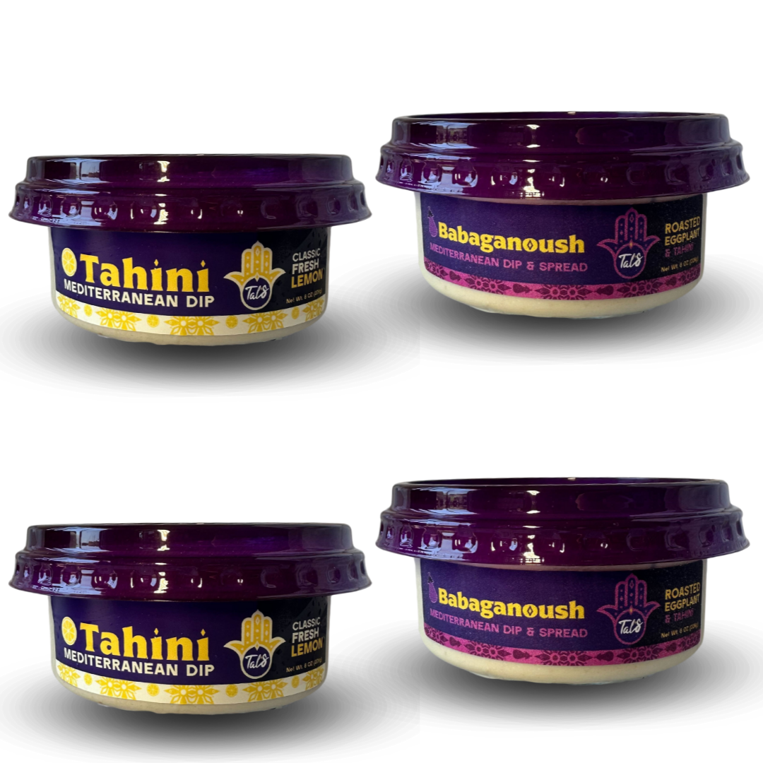 2 Babaganoush and 2 Classic Lemon Fresh Tahini